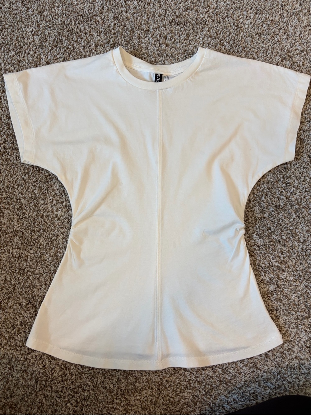 H&M - Divided - Women's Soft White Crewneck Short-Sleeve Top